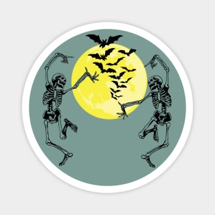 Moonlit Skelley Dance Magnet